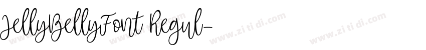 JellyBellyFont Regul字体转换